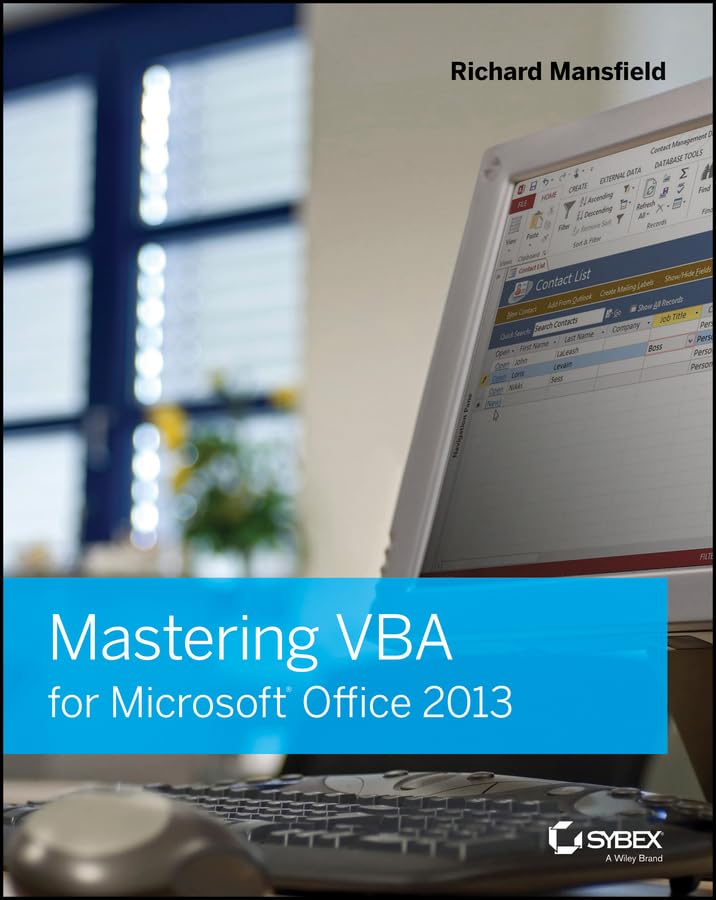 Mastering VBA for Microsoft Office 2013 book cover