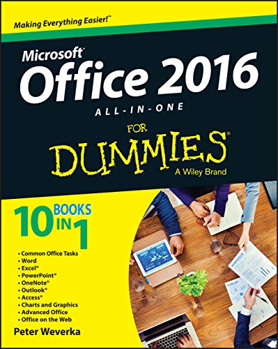 Office 2016 All-In-One for Dummies book cover