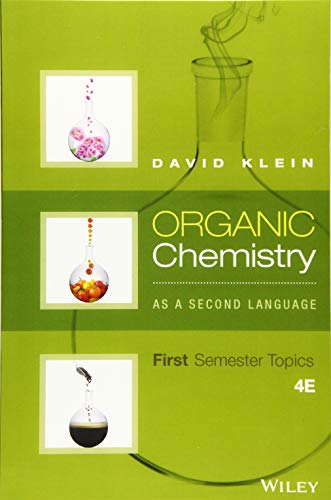 Organic Chemistry as a Second Language: First Semester Topics book cover