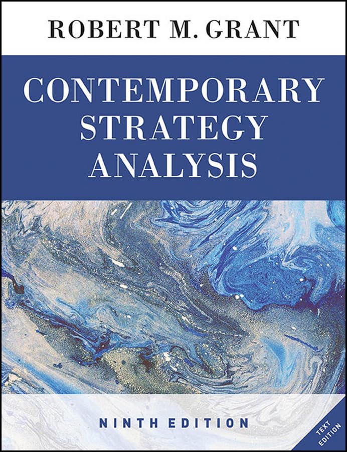 Contemporary Strategy Analysis book cover