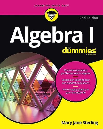 Algebra I for Dummies, 2nd Edition book cover