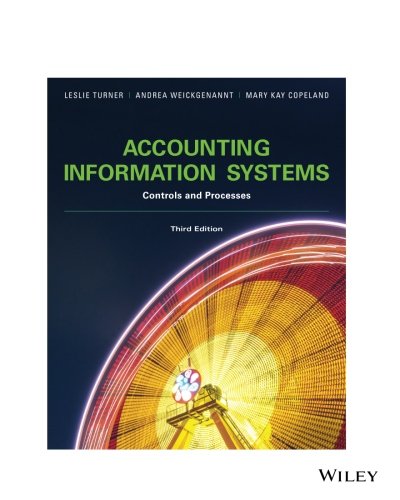Accounting Information Systems: Controls and Processes, 3rd Edition: Controls and Processes book cover