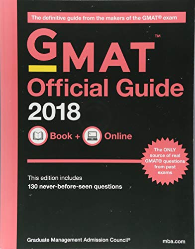 The Official Guide for GMAT Review 2018: Book + Online (with Online Question Bank and Exclusive Video) book cover