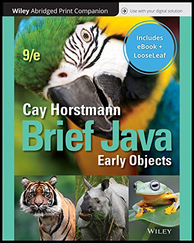 Java Concepts, 9e Loose-Leaf Print Companion with Wiley E-Text Reg Card Set book cover