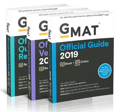 GMAT Official Guide 2019 Bundle: Books + Online book cover
