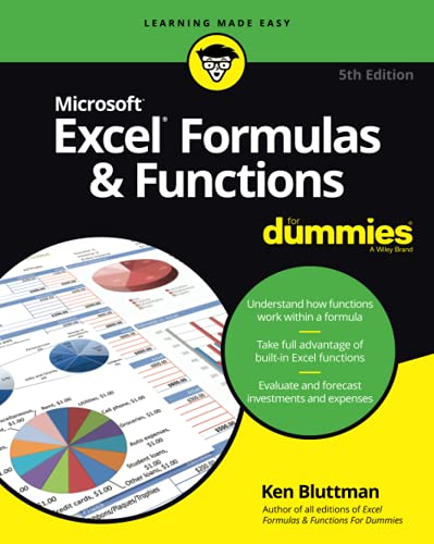 Excel Formulas & Functions for Dummies book cover