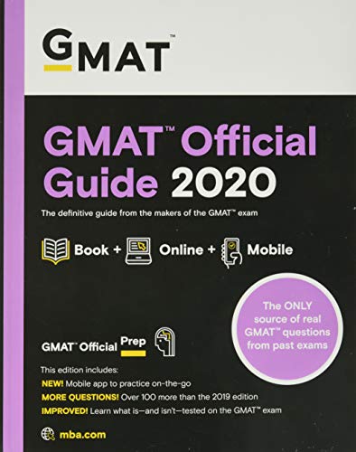 GMAT Official Guide 2020: Book + Online Question Bank book cover