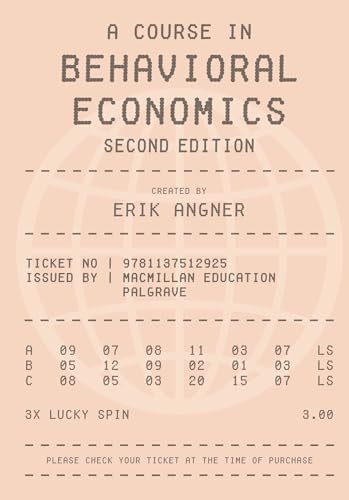 A Course in Behavioral Economics book cover