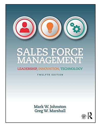 Sales Force Management: Leadership, Innovation, Technology book cover