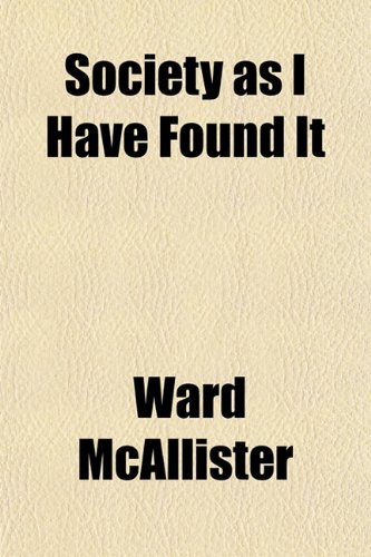 Read Society as I Have Found It