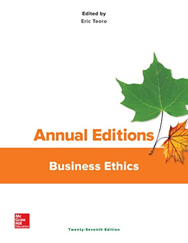 Annual Editions: Business Ethics, 27/E book cover