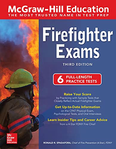 McGraw-Hill Education Firefighter Exams, Third Edition book cover