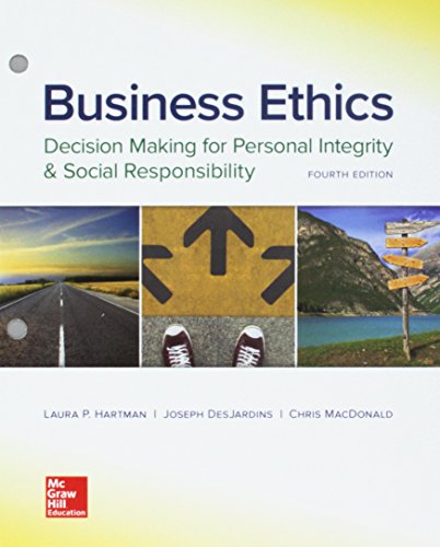 Business Ethics: Decision Making for Personal Integrity & Social Responsibility book cover