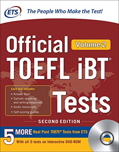 Official TOEFL IBT Tests Volume 2, Second Edition book cover