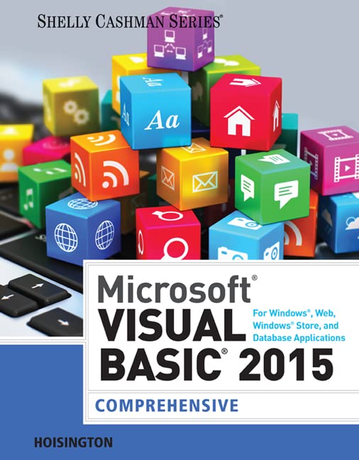 Microsoft Visual Basic 2015 for Windows, Web, Windows Store, and Database Applications: Comprehensive book cover