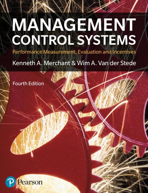 Management Control Systems 4th Edition book cover