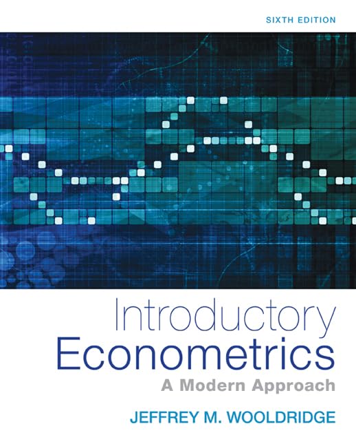 Introductory Econometrics: A Modern Approach book cover