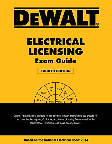 Dewalt Electrical Licensing Exam Guide: Based on the NEC 2014 book cover