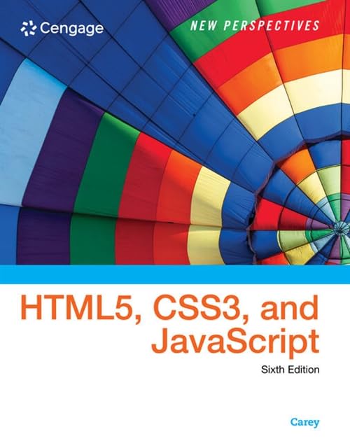 New Perspectives on Html5, Css3, and JavaScript book cover