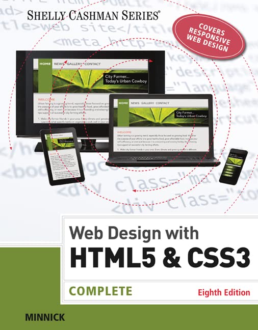 Web Design with HTML5 and CSS3, Complete, Eighth Edition book cover