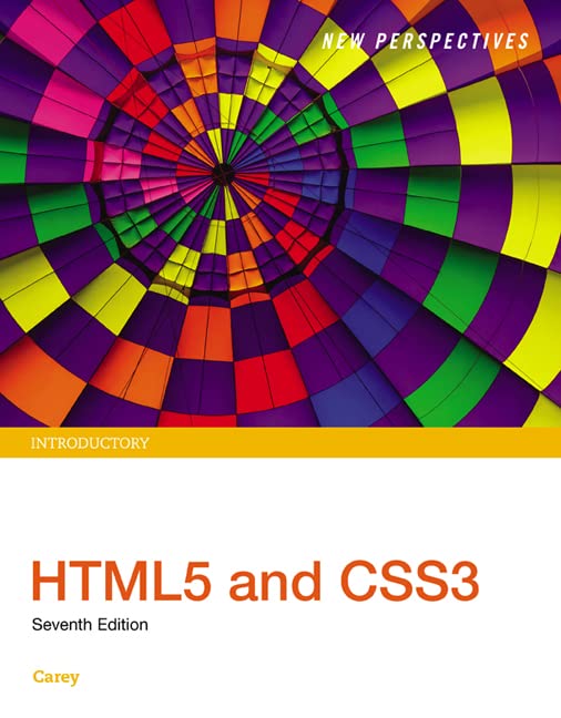 New Perspectives Html5 and Css3: Introductory book cover
