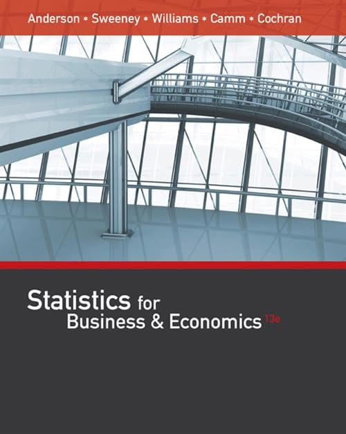 Statistics for Business & Economics (with Xlstat Education Edition Printed Access Card) book cover