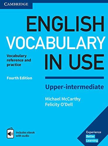 Copertina libro English Vocabulary in Use Upper-Intermediate di McCarthy e O'Dell, Cambridge University Press.