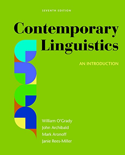 Contemporary Linguistics: An Introduction book cover
