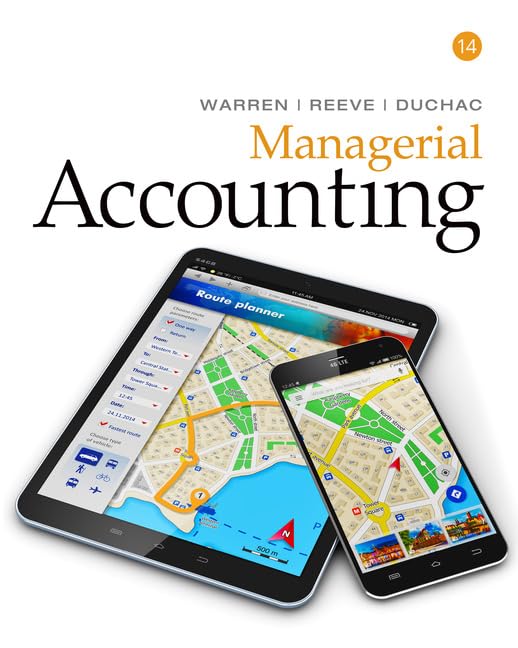 Managerial Accounting book cover