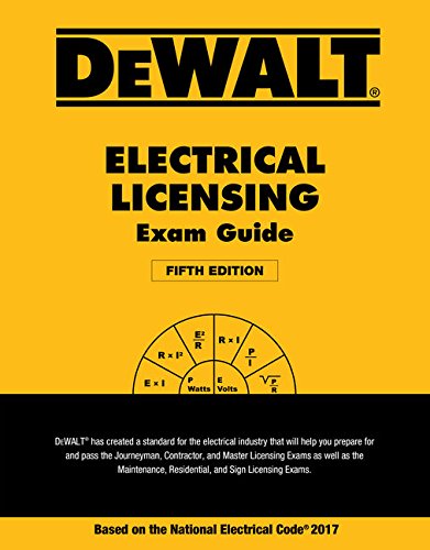 Dewalt Electrical Licensing Exam Guide: Based on the NEC 2017 book cover