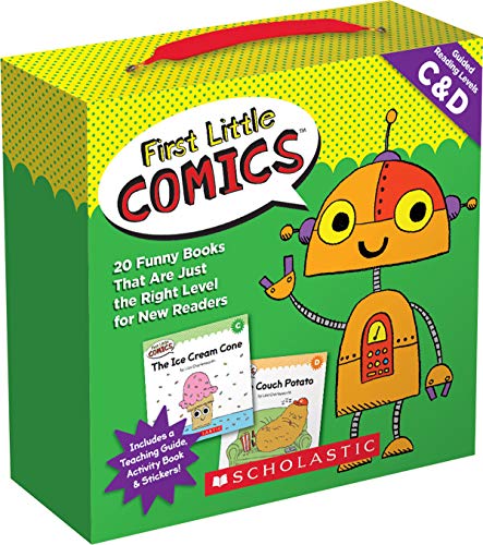 First Little Comics: Levels C D (Parent Pack): 20 Funny Books That Are Just the Right Level for New Readers book cover