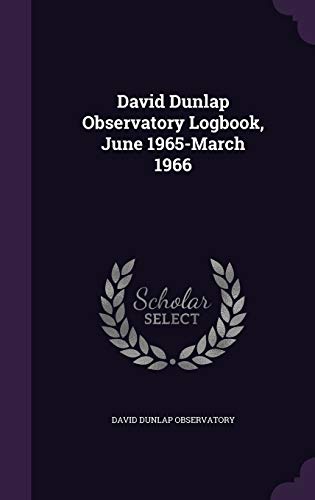David Dunlap Observatory Logbook, June 1962-April 1963 (Volume 31, June 1962-April 1963, Plate Nos. 26177-26730) book cover