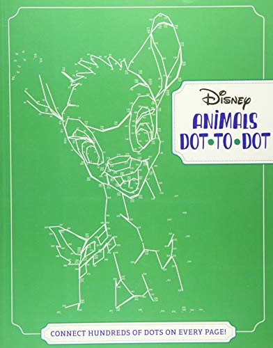 Disney Animals Dot-to-Dot: CONNECT HUNDREDS OF DOTS ON EVERY PAGE! book cover