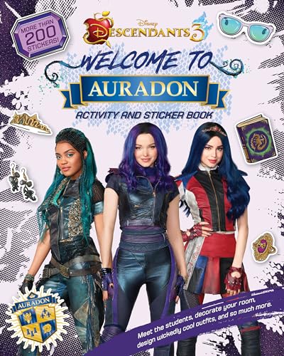 Welcome to Auradon: A Descendants 3 Sticker and Activity Book book cover
