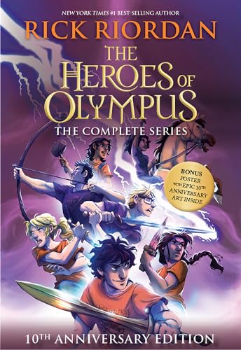 The Heroes of Olympus Paperback Boxed Set (10th Anniversary Edition) book cover