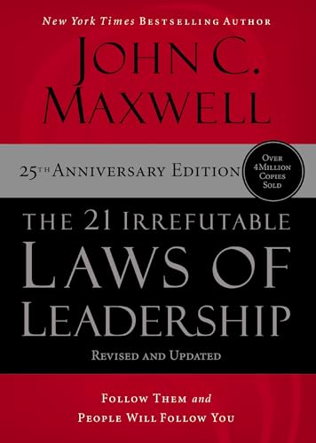 The 21 Irrefutable Laws of Leadership by John C. Maxwell book cover