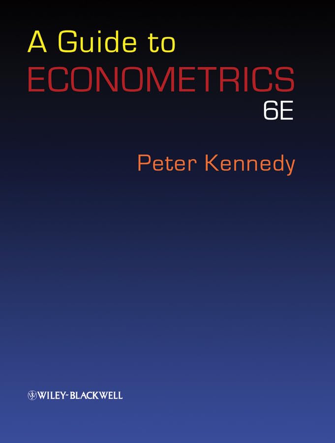 A Guide to Econometrics, book cover