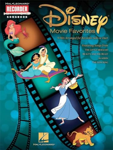 Disney Movie Favorites: 9 Hits Arranged for Recorder Solo or Duet book cover