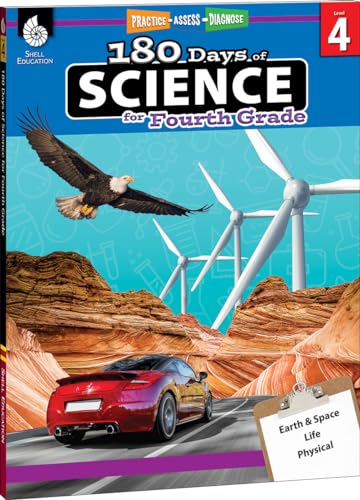 180 Days of Science for Fourth Grade: Practice, Assess, Diagnose book cover