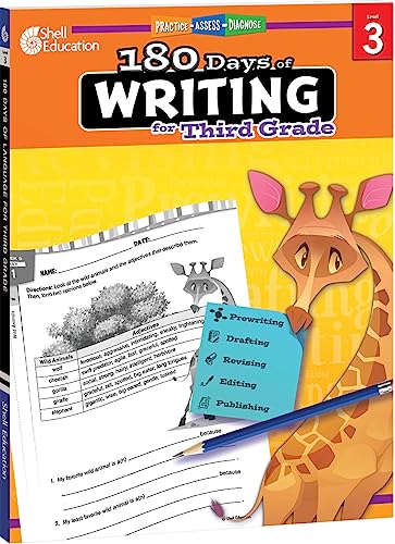 180 Days of Writing for Third Grade: Practice, Assess, Diagnose book cover