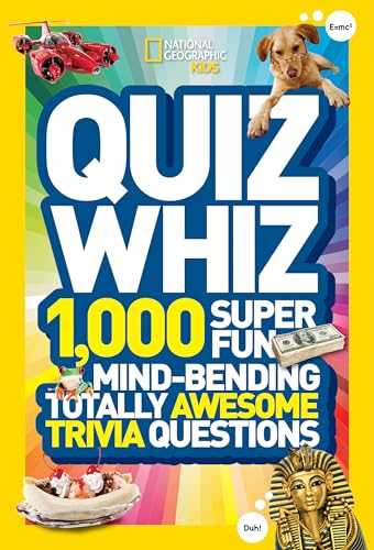 Quiz Whiz: 1,000 Super Fun, Mind-Bending, Totally Awesome Trivia Questions book cover
