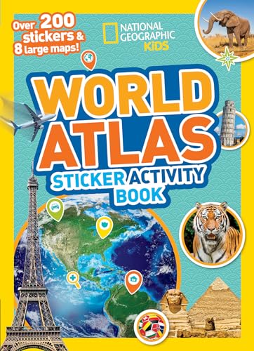 Sticker Atlas of the World Activity Book book cover