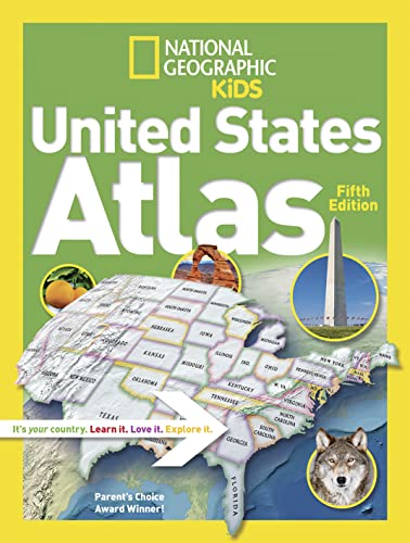 National Geographic Kids United States Atlas book cover