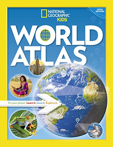 World Atlas, National Geographic Kids, 5th Edition book cover