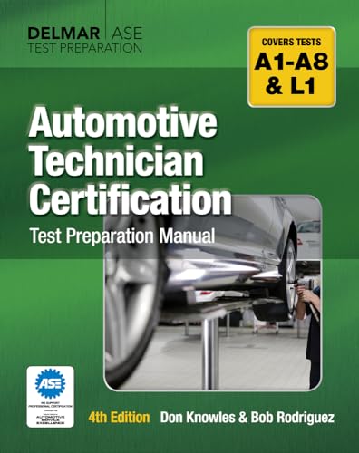 Automotive Technician Certification Test Preparation Manual book cover