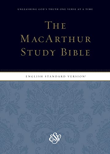 The MacArthur Study Bible - English Standard Version (ESV) book cover