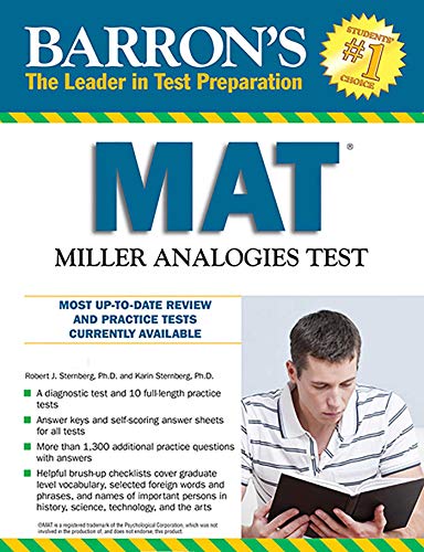 Barron's MAT: Miller Analogies Test book cover