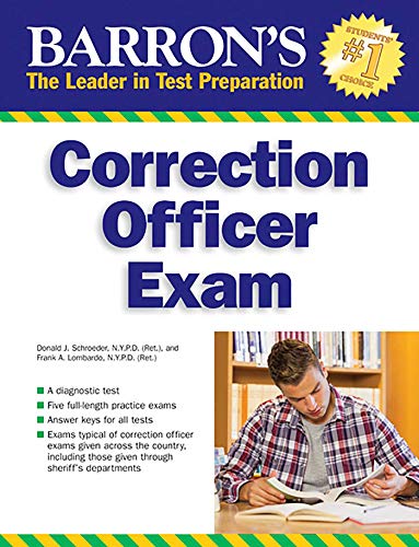 Barron's Correction Officer Exam book cover