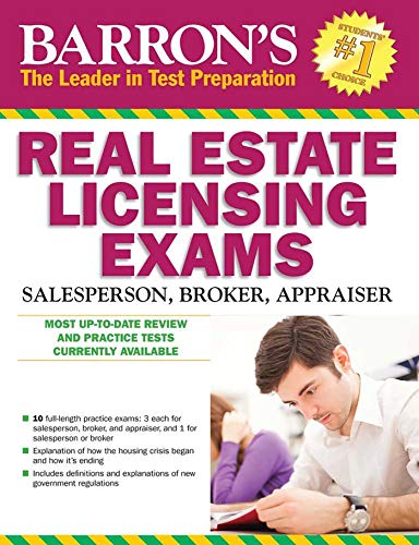 Barron's Real Estate Licensing Exams book cover