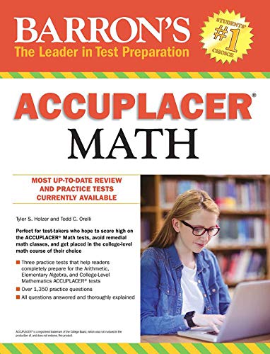 Accuplacer Math book cover